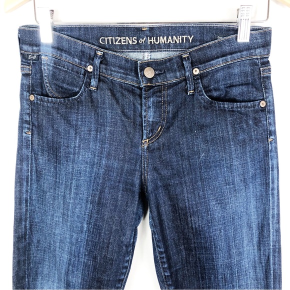 Citizens of Humanity Dani Cropped Straight Leg Jean | Dark Wash | Size 26 - Picture 3 of 9